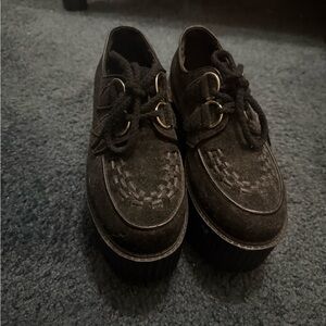 Black Platform Creepers